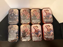 One Piece TCG Card Game - Mini Tin Vol.2 English 2 Packs OP 13 (Lot of 8) - Image 1