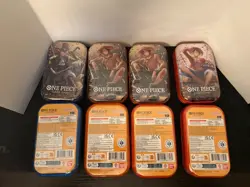One Piece TCG Card Game - Mini Tin Vol.2 English 2 Packs OP 13 (Lot of 8) - Image 2