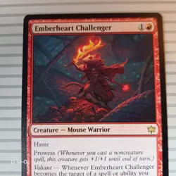 Magic: The Gathering Cards - Bloomburrow ~ Rare ~ Emberheart Challenger - Image 2