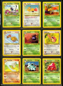1999 Pokemon JUNGLE Set COMPLETE Non Holo UNCOMMON COMMON Cards #31-64 Lot NM+ - Image 2