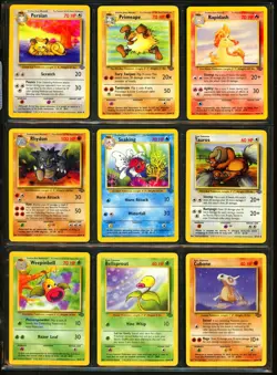 1999 Pokemon JUNGLE Set COMPLETE Non Holo UNCOMMON COMMON Cards #31-64 Lot NM+ - Image 3