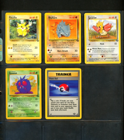 1999 Pokemon JUNGLE Set COMPLETE Non Holo UNCOMMON COMMON Cards #31-64 Lot NM+ - Image 5