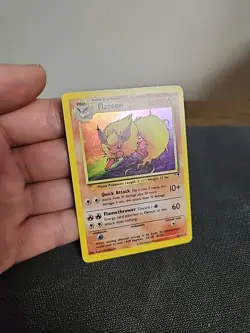 Flareon 10/110 Holo Rare Legendary Collection 2002 Pokemon Card TCG - Image 3