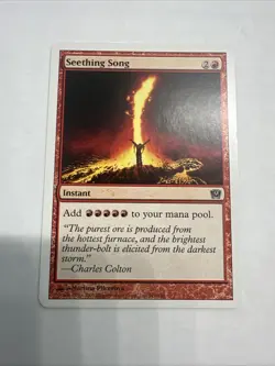 Seething Song 9th Edition Regular - MTG - Magic The Gathering - Unplayed - Image 1