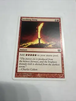 Seething Song 9th Edition Regular - MTG - Magic The Gathering - Unplayed - Image 2