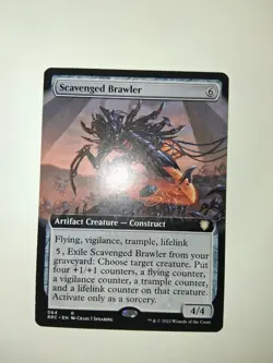 Scavenged Brawler (Extended Art) - The Brothers' War Commander MTG 064 NM - Image 1