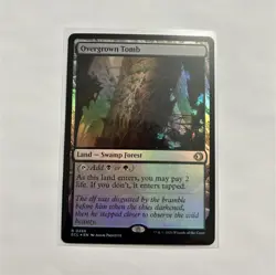 Overgrown Tomb Foil Shock Land Rare MTG ECL Near Mint - Image 1