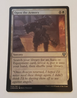 1x Open the Armory FOIL Commander Legends MTG Magic the Gathering NM - Image 1