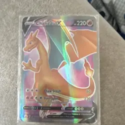 Pokemon TCG Holo V & GX Card Lot - Charizard V, Lucario & Melmetal GX, Giratina - Image 1