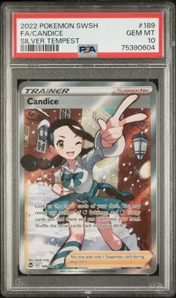 Candice 2022 Pokemon Silver Tempest PSA 10 #189 - Image 1