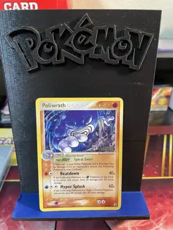 Pokemon Poliwrath Reverse Holo 11/115 EX Unseen Forces Heavily Played - Image 1