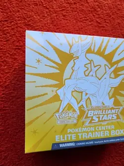 Brilliant Stars Pokemon Center ETB Pokemon TCG Sword & Shield Elite Trainer Box - Image 3