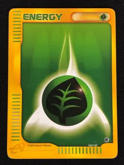 Pokemon Grass Energy 162/165 Common (LP) - Image 1