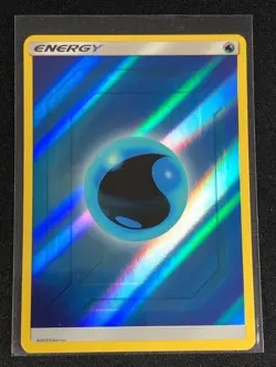 POKEMON WATER ENERGY UNUMBERED HOLO RARE NM - Image 1