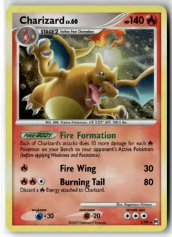 Charizard ⭐ 1/99 Holo Rare Arceus 2009 Pokemon LP - Image 1