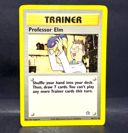 2000 POKEMON NEO GENESIS PROFESSOR ELM 96/111 (MP) UNCOMMON - Image 1