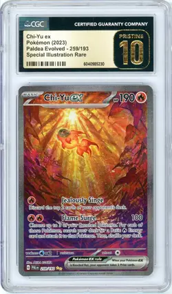 Pokemon Chi-Yu EX #259 Paldea Evolved CGC Pristine 10 - Image 1