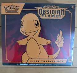 Pokemon: Scarlet & Violet 3: Obsidian Flames Elite Trainer Box Small Ding On Box 820650853913 - Image 1