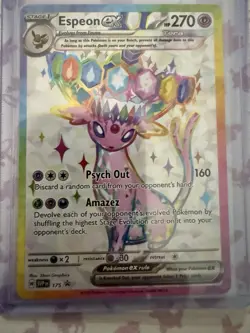 Pokemon TCG Espeon EX Black Star Promo 175 Full Art Ultra Rare Ungraded FAST SHP - Image 3