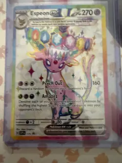 Pokemon TCG Espeon EX Black Star Promo 175 Full Art Ultra Rare Ungraded FAST SHP - Image 5