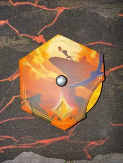 Disney Lorcana League Promo Prize Lore Counter/Dial - Circle Of Life Fabled - Image 1