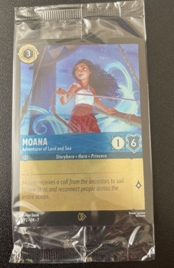 Disney Lorcana TCG Moana Cinemark Exclusive Promo Card NM - Image 1