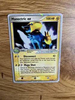 Pokemon TCG Manectric ex EX Deoxys Holo Ultra Rare 101/107 EX 100HP Card - Image 3