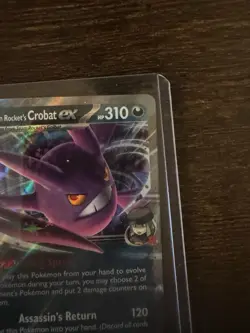 Brand New Holo NM Team Rocket's Crobat Ex Prize Pack Series 8 Play Pokemon Card - Image 3