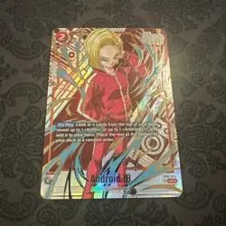Android 18 - FB01-014 Alternate Art New Adventure Dragon Ball Super TCG Card - Image 1