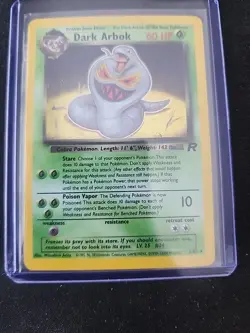 Dark Arbok 2/82 Team Rocket Holo Rare Pokemon Card - Image 3