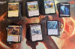 Lot of ~500 MTG Final Fantasy Bulk Cards, Foils, Uncommons, Lands (etc) - Image 1