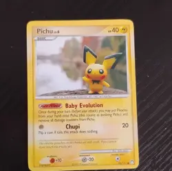 Pokemon Pichu Mysterious Treasures 93/123 Regular Common Card HP40 2007 TCG - Image 1