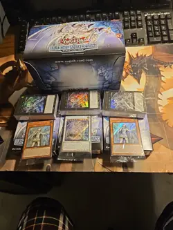 X3 BLUE-EYES WHITE DESTINY DECKS (Opened Box Deck Sealed) With ScR Promo Cards - Image 2