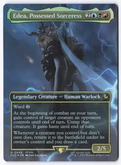 Edea, Possessed Sorceress (Borderless) R Commander: FINAL FANTASY 448 NM - Image 1