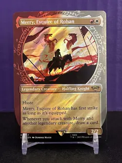 Merry, Esquire of Rohan Showcase Surge Foil 817 LOTR Tales Middleearth NM-LP - Image 1