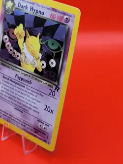 Pokemon 1st Edition Team Rocket Dark Hypno Holo 9/82 W/Swirl 🌀 - Image 2