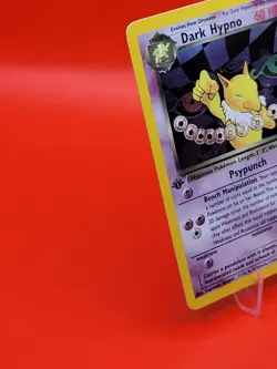 Pokemon 1st Edition Team Rocket Dark Hypno Holo 9/82 W/Swirl 🌀 - Image 3