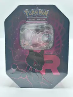 Pokemon TCG Destined Rivals Team Rocket Tin - Mewtwo ex - Sealed - Brand New - Image 1