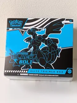 Pokemon TCG Scarlet & Violet Black Bolt Elite Trainer Box |New Sealed ln hand 🔥 - Image 1