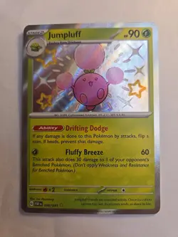 Jumpluff 098/091 - Pokemon TCG SV: Paldean Fates - Baby Shiny Rare - Image 1