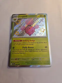 Jumpluff 098/091 - Pokemon TCG SV: Paldean Fates - Baby Shiny Rare - Image 3