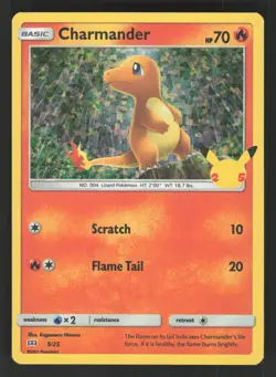 Charmander 9/25 Pokemon TCG McDonald's 25th Anniversary NM - Image 1