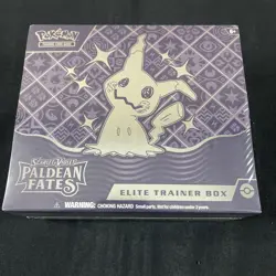 Pokemon Scarlet & Violet Paldean Fates ETB Elite Trainer Box Sealed - Image 1