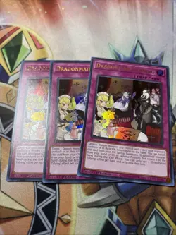 3x Yugioh Dragonmaid Tidying RA04-EN102 Ultra Rare 1st Edition NM - Image 1