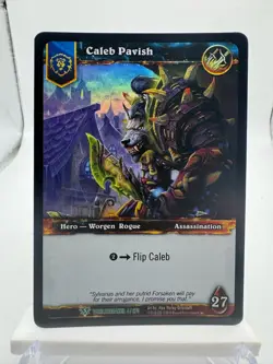World of Warcraft TCG Worldbreaker Foil Hero Caleb Pavish - Image 1
