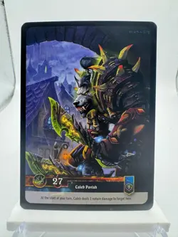 World of Warcraft TCG Worldbreaker Foil Hero Caleb Pavish - Image 2