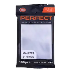 KMC 100pcs Card Barrier Perfect Size 64x89mm Soft Sleeves - Image 1