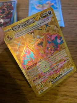 N-MINT! Charizard ex (228/197) Obsidian Flames Hyper Rare Gold Pokemon Card! - Image 3