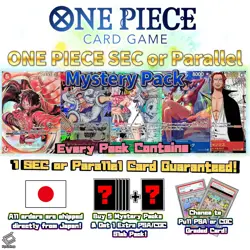 ONE PIECE Card Game Mystery Pack - SEC/Parallel Guaranteed - PSA/CGC Chance - Image 1