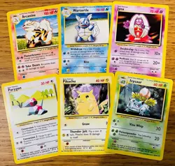 4th Print Uncommon/Common Base Set Pokemon Cards! FAST & FREE P&P! - Image 1